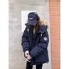 New navy blue tooling Parker down cotton clothes for women, thickened short jacket for women