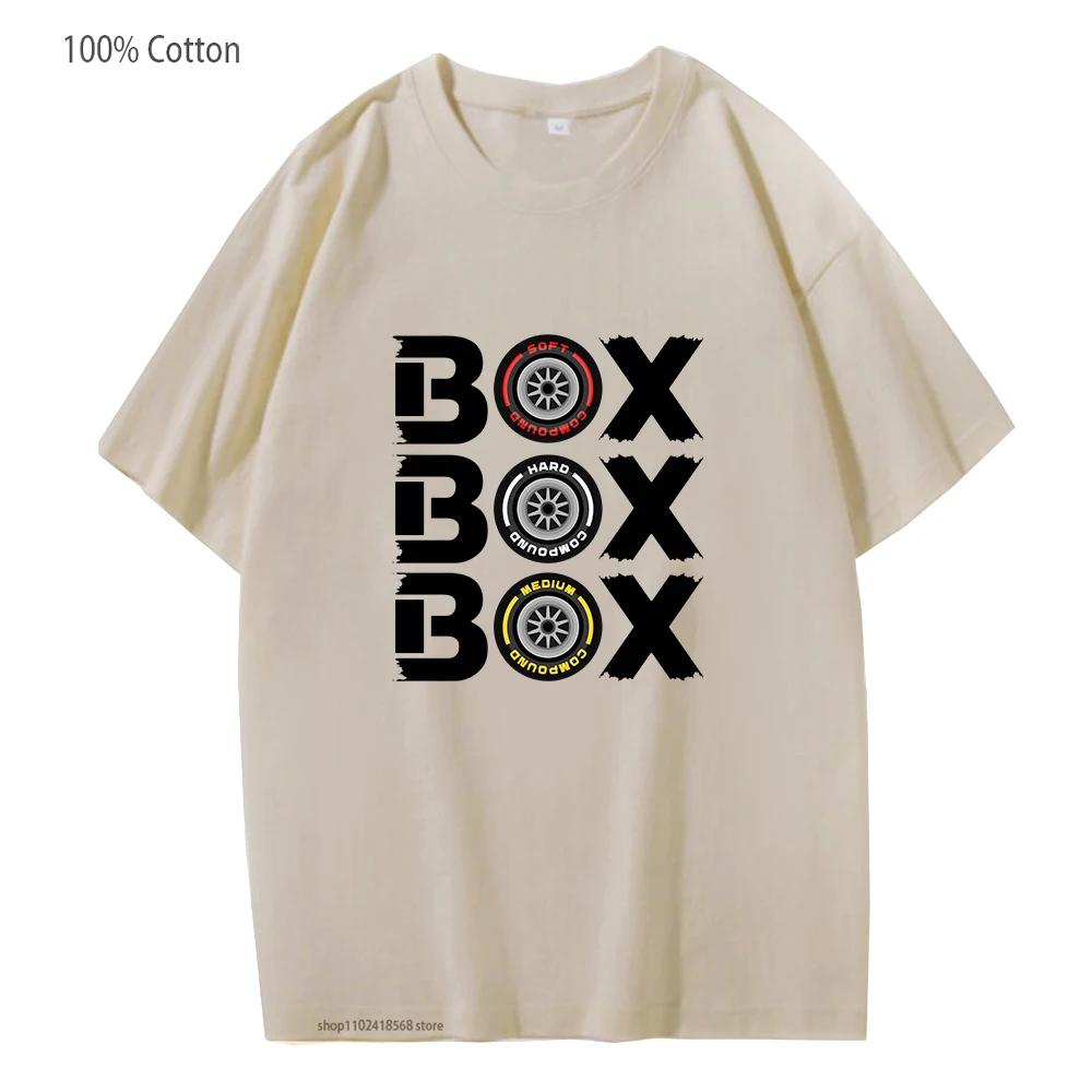 Box Box Box T-Shirts for Women Tyre Compound V2 Tshirt Women's Short Sleeve Top Clothes Funny Games Women Clothing
