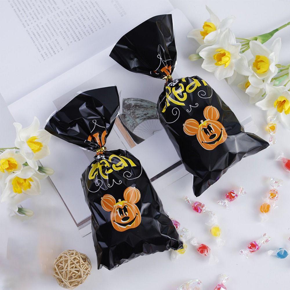 

50pcs/Pack Universal Halloween Gift Bags High Capacity Gift Packaging Bag Halloween