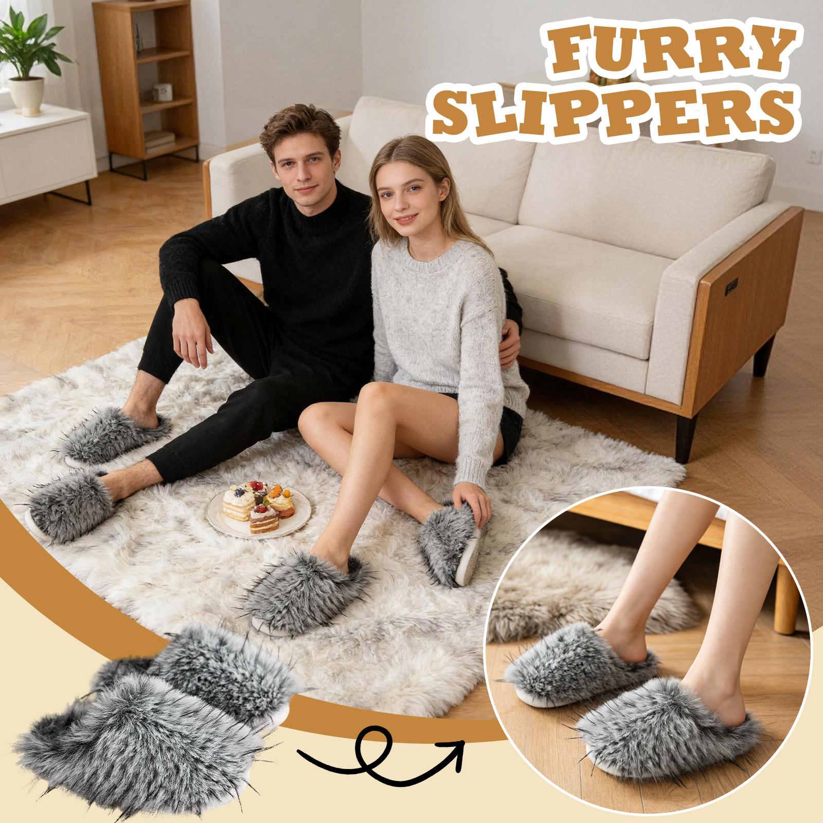 

Plush Slippers, Warm And Non Indoor Slippers 36 чорний