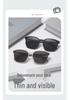 Retro Wood Grain Polarized Sunglasses with UV Protection