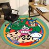 1PC Crayon Shin-chan Office Round Area Rug, Indoor Mat Suitable For Office, Under Office Chairs Bedroom Living Room Home Decor DT1212034