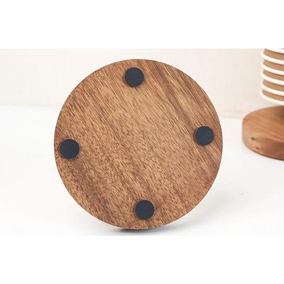 Becherablage aus Holz Kreatives Rundes DIY Haushaltsbecherhalter Für Einweg-Papierbecher Theke Desktop-Ablageständer