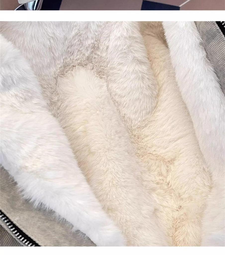 Men's Winter High-End Warmth Jacket: American Workwear Cleanfit Cotton Plus Velvet Thickened Coat
