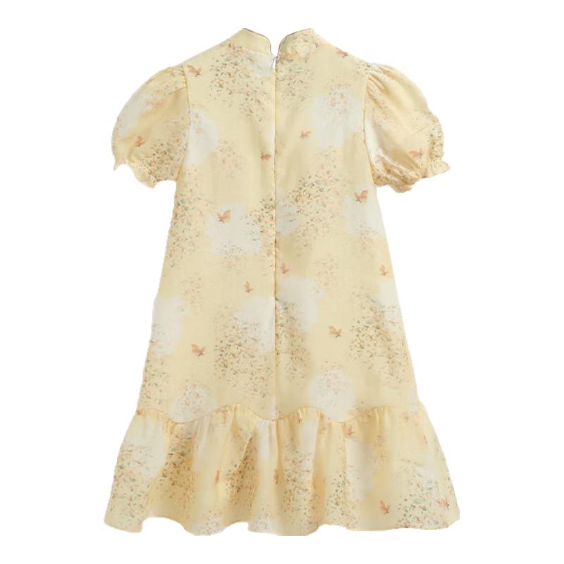 YEEHOO Girls New Chinese Style Cheongsam Dress 160