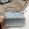 IELGY Fashionable All-Match Chain Cross-Body Small Square Bag Portable Box Bag