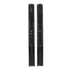 1 Pair 18 Inch   Bearing Cabinet Drawer Slider Runner Steel Slide Rails