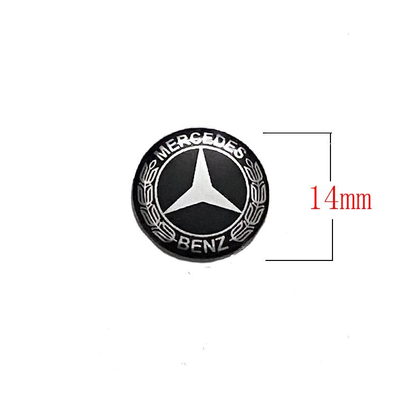 

Car Sticker Car Key Sticker Auto Control Keychain Emblem Accessories For Mercedes Benz AMG Smart W205 C300 W203 W206 W108 W124 W 2Pcs