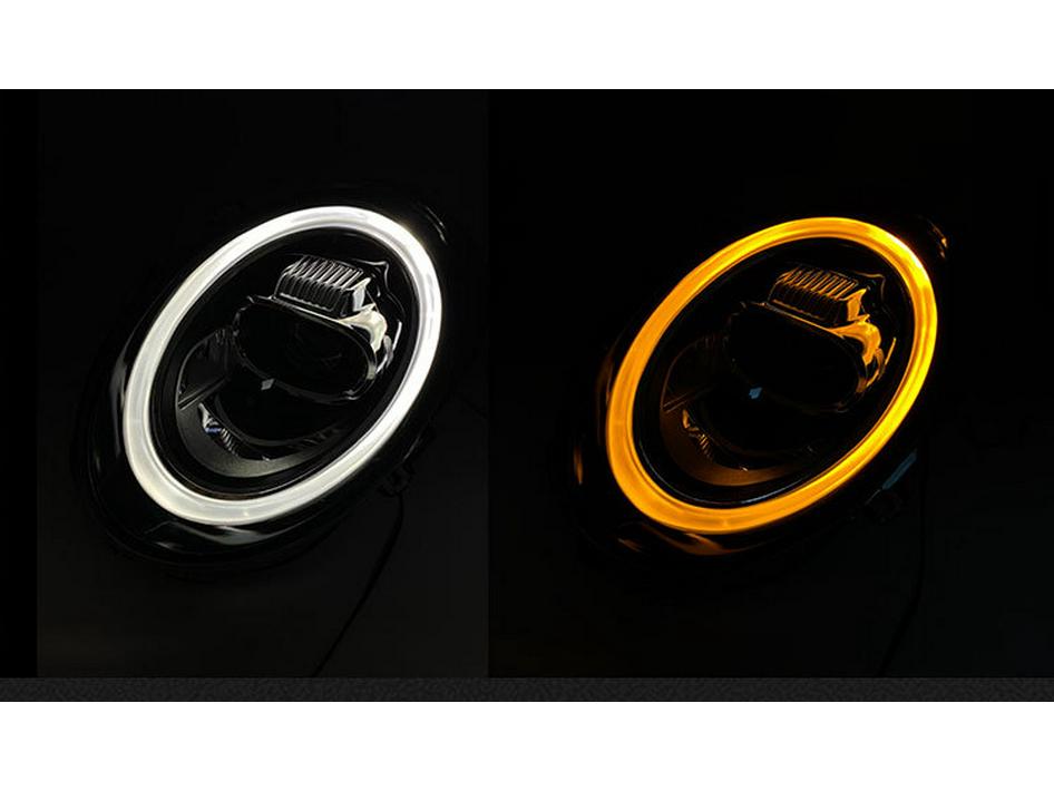 BMW Mini F56 Full-Color LED Angel Eye Headlight Assembly