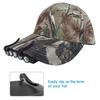 Head Lamps 5 LED Hat Brim Light With Batteries Water Resistant Lightweight Headlamp For Night Fishing Hunting Hiking