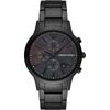 Renato Black Metal Black Men's Quartz Chronograph Watch AR11275