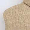 2024 Women's Autumn Stand-up Collar Cotton Cardigan Vest - Warm and Simple Short Style