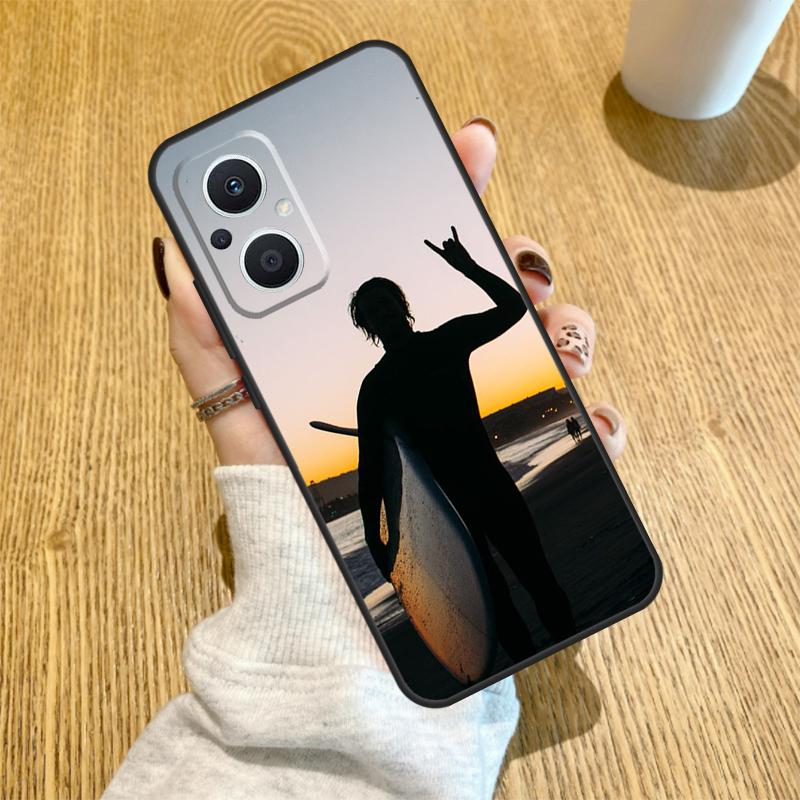Surfer Surf Hang Loose Shak Funda For OPPO Reno 12F 11F 13F 14F 8T 8 Lite 10 11 12 13 14 OPPO Find X8 X6 X5 X9 Pro Case