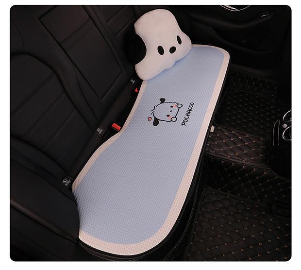 Pochacco Animal Cartoon Pattern Car Seat Cover With Breathable Ice Material Silk