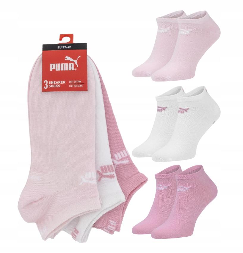 Y7586 Puma Skarpety Stopki 3Pak Puma Skarpetki Rozmiar 39-42