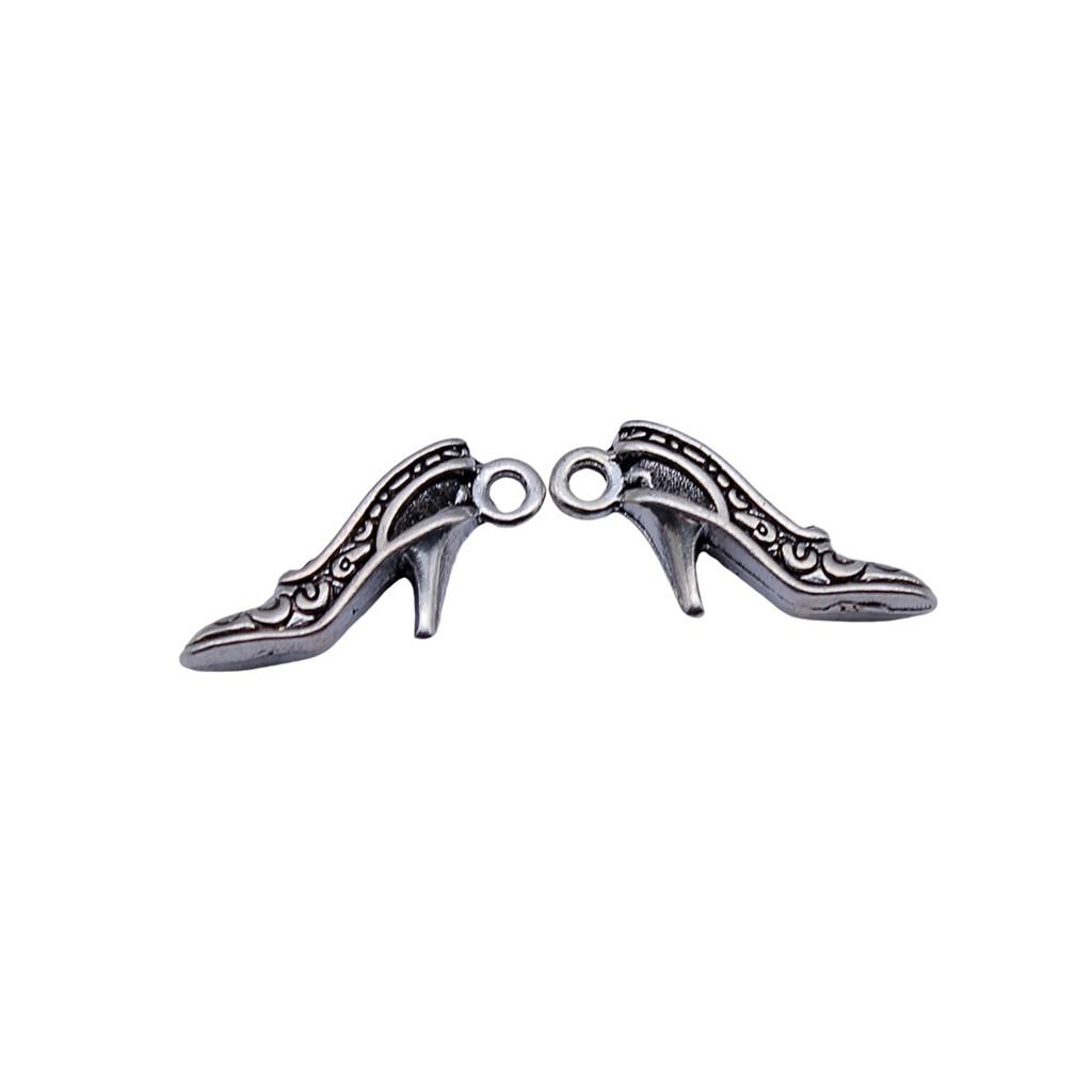 Cowboy Boot Charms Multi Color Alloy Pendants For Western Themed DIY Jewelry