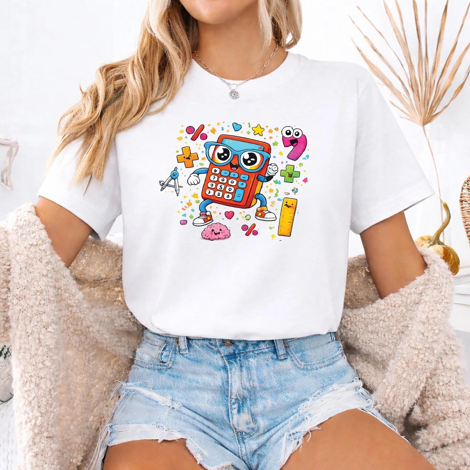 Maths Day T Shirt Kids Preschool Number Day Funny School Tee UK , Math is Fun B L