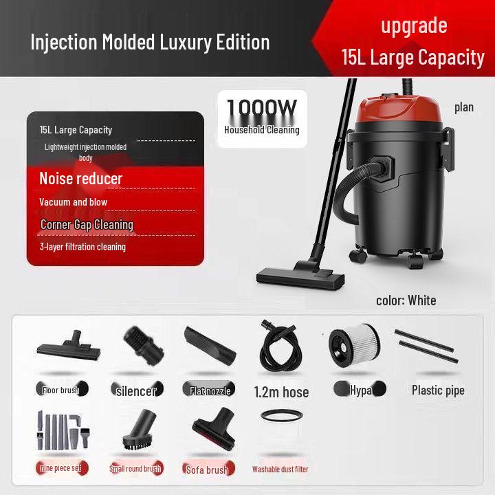 High-Power Cordless Vacuum: Compact, Strong Suction for Home, Car, Industrial Use, Automatic Dust Collection