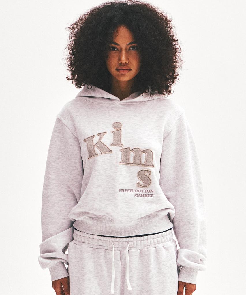 Messy Terry App Hoodie Grey