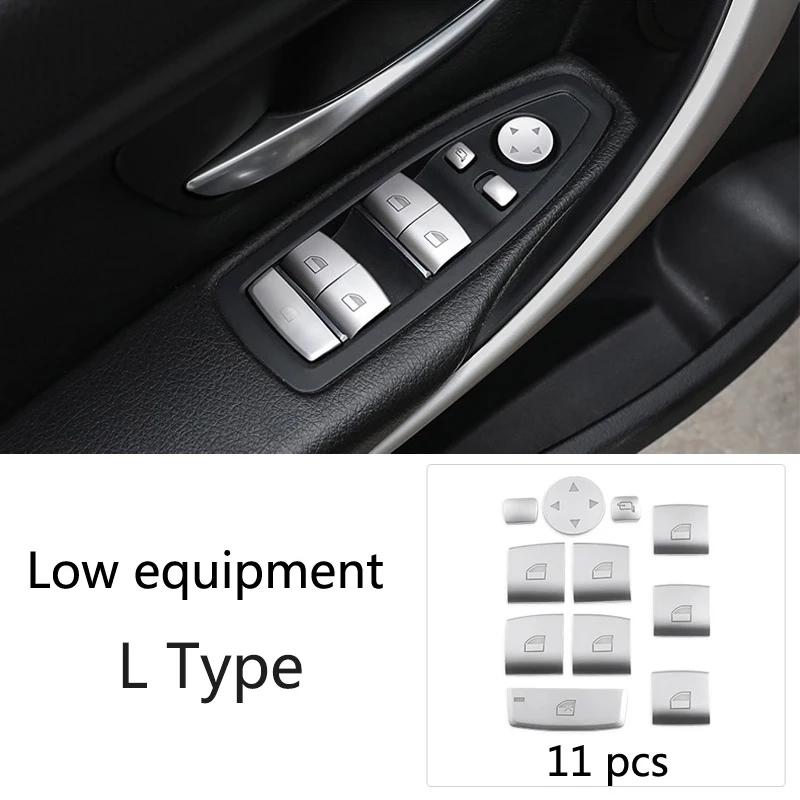 Accessory For BMW 1 3 4 Series F20 F21 F22 F23 F30 F31 F34 F36 Chrome Door Window Glass Lifter Switch Button Cover Trim Decal