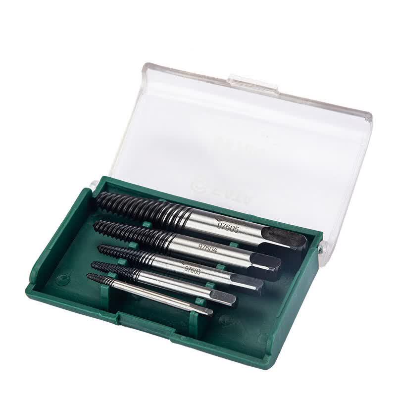

YJHOME 5-Piece Fine-Tooth Broken Screw Extractor Set