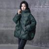 Warm Hooded Down Jacket for Women Casual Winter Coats Autumn Down Parkas