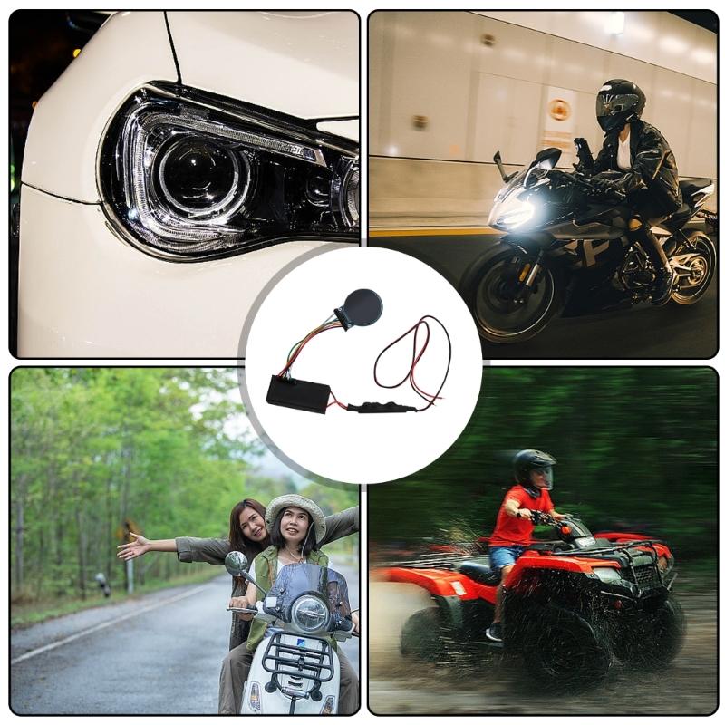 Dynamic Eye Car Headlight Assembly Car Devil Eye Headlights Auto Lens Lamp Automotive Accessories