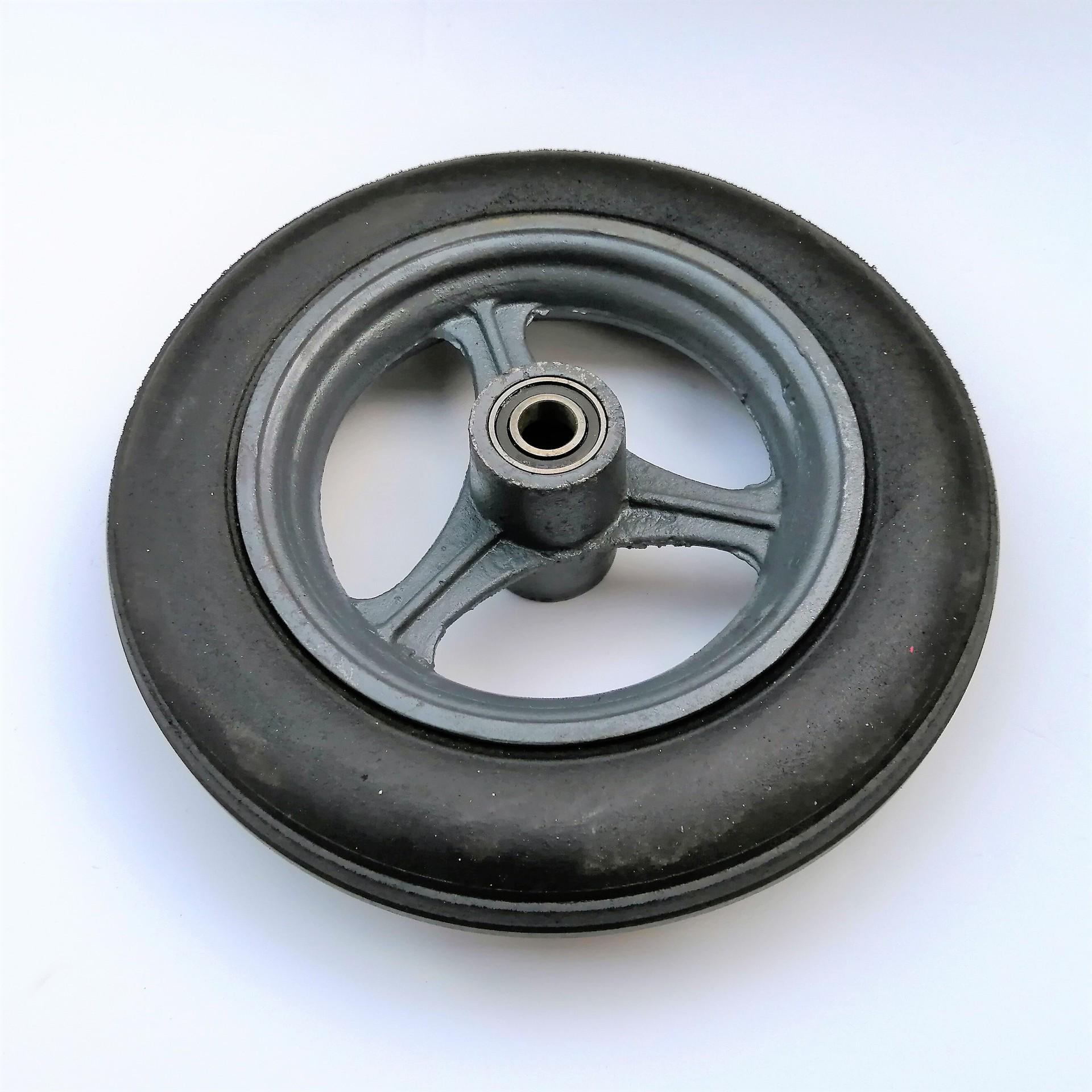 Heavy-Duty Cast Steel Mining Cart Wheel with Swivel Caster, Solid Cast Iron 300-8