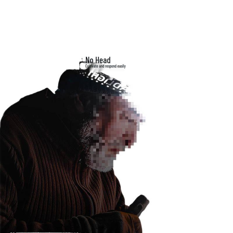 Ultra-Light Rechargeable Headlamp with Sensor for Night Fishing - Bright, Portable, Free Shipping