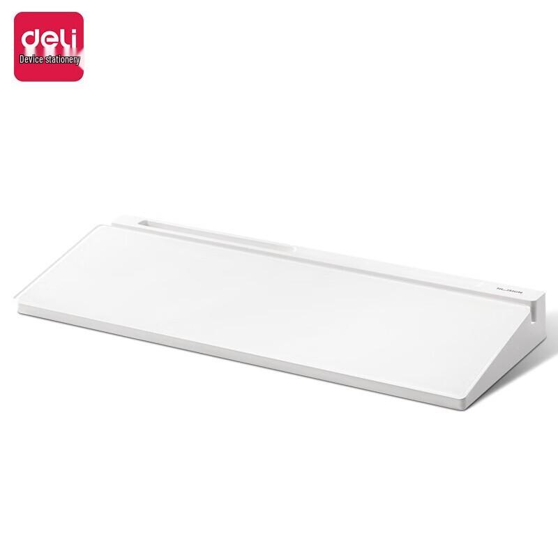 Deli Desktop Glass Whiteboard with Storage