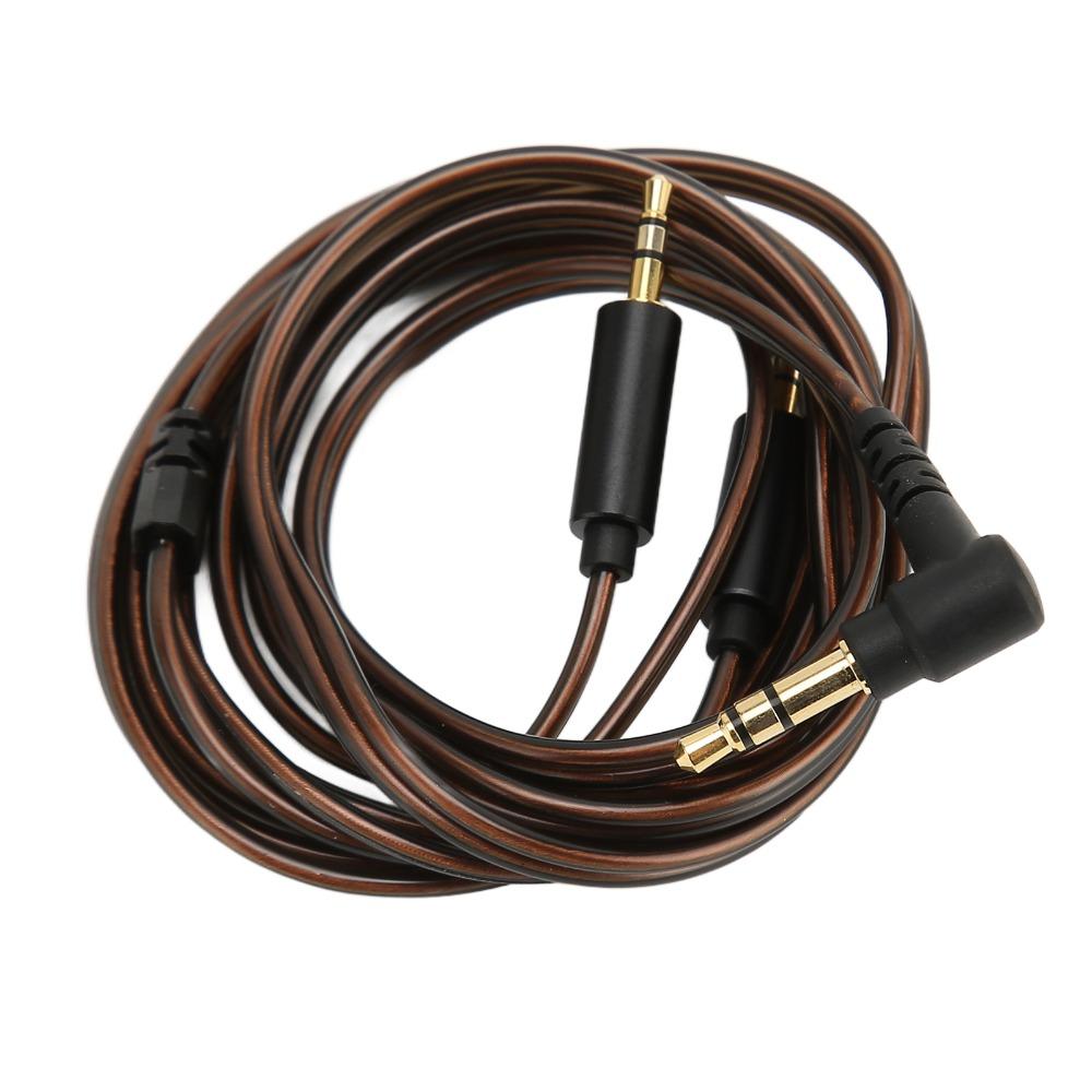 3.5mm To Dual 2.5mm Earphone Replacement Cable Flexible Aux Cable for Hifiman HE400S HE 400I HE560 HE 350 HE1000 HE1000 V2