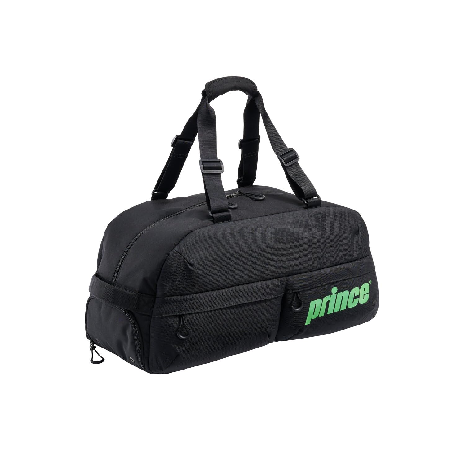 

[Prince] Duffle Bag TT504 Black x Green (240)