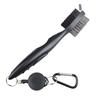 Golf Double-sided Cleaning Brush Golf Cleaning Set Head Groove Cleaner Set Golf Towel and Brush