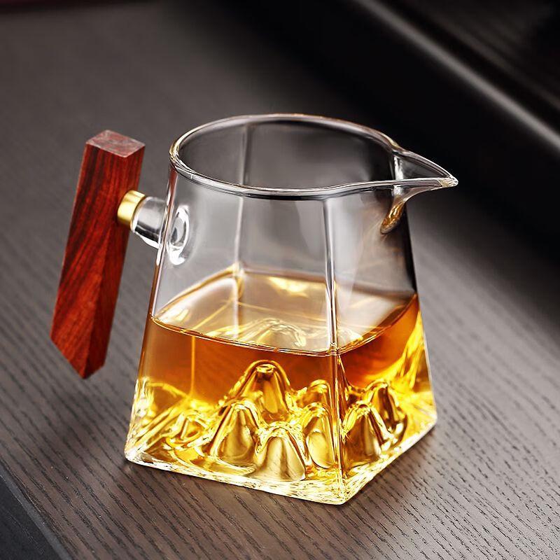 Creative Mountain Base Glass Tea Pitcher