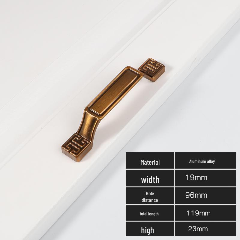 American Style Brass Cabinet Handle - Modern European Wardrobe Drawer Pull