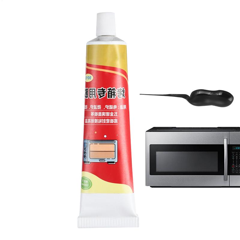 Oven Glue High Temperature Sealant Adhesive For Microwave Quick Drying Safe Microwave Adhesive Oven Panel Sealant Leak-Proof
