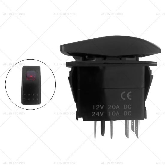 Rocker Switch Compatible With Cummins Onan Generator 308-1062 5 Pin Off-ON Remote Start Switch with Indicator Light