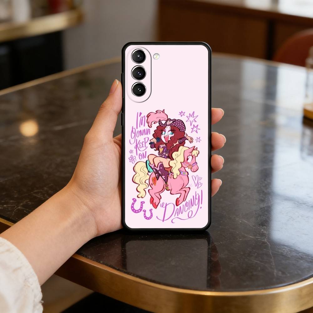 C-Chappell-LL R-Roan Phone Case For Samsung S25,24,23,22,30,21,10,9,Ultra,Plus,Lite,FE,4,5 G Soft Black Case