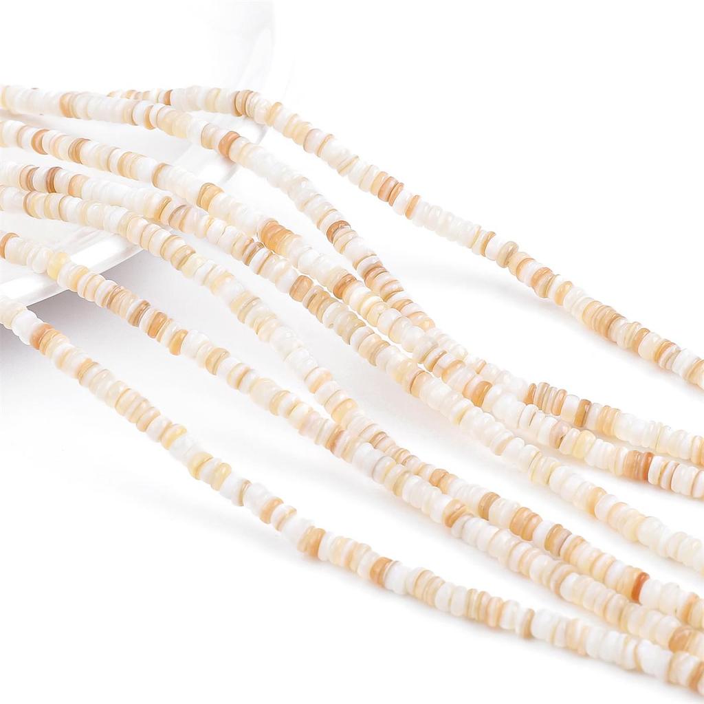 Natural Seashells Irregular Mesopores And Circular Spacer Beads For DIY Necklace Bracelet Earrings Jewelry Making