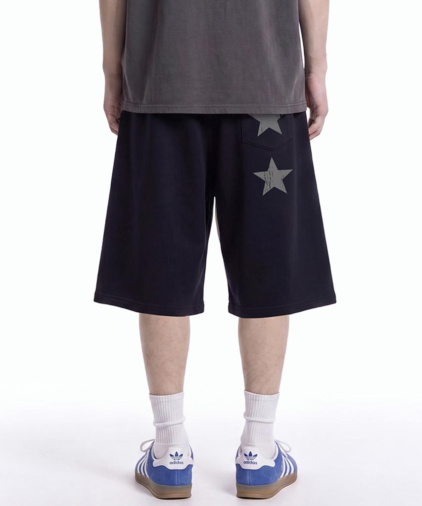 GRAVER [Unisex] Star 3 Bermuda Shorts_3Color