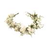 Vintage Artificial Wreath Boho Adjustable Hair Band Simulation Floral Garland Wedding Bridal Flower