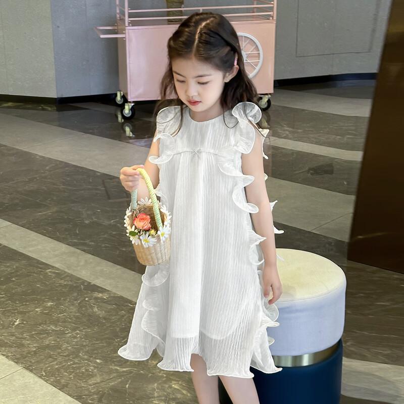 Tutu Elephant Girls' 2025 Summer Bow Princess Dress