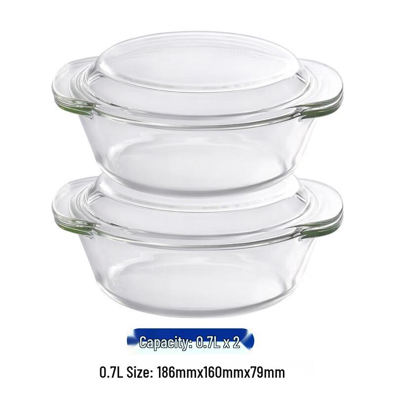 Microwave-Safe Glass Noodle Bowl with Lid