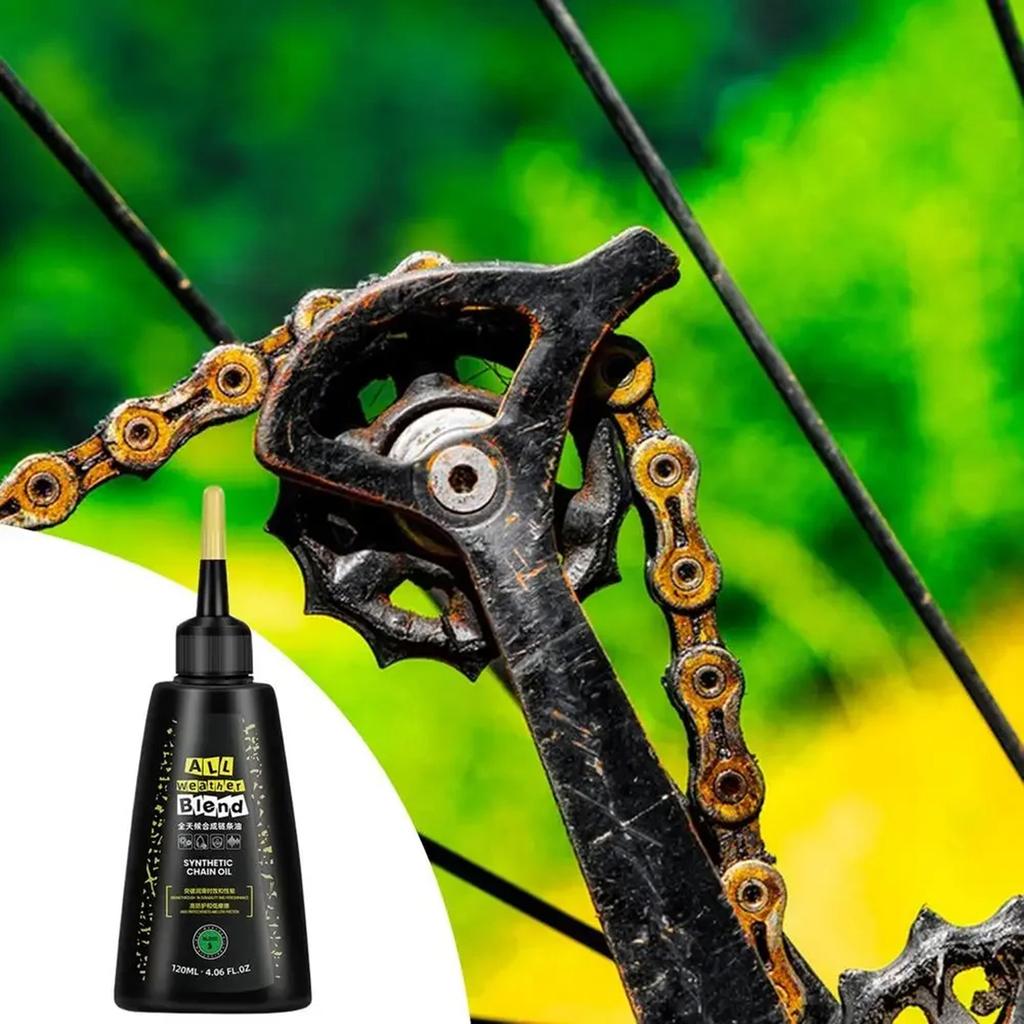 Road Mountain Bike Chain Lubricant Dry Wet Weather Anti Rust Corrosion Proof All Weather Bicycle Oil for Cycling Maintenance