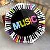 1PC Piano Keys Umbrella Portable Folding Umbrella Iron Frame Hole Bone Structure Outdoor Home Umbrella A21
