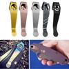 Contour Texture Titanium Folding Knife Back Clip DIY Pocket Clip for Spyderco C81 Paramilitary 2 Knife Back Clip