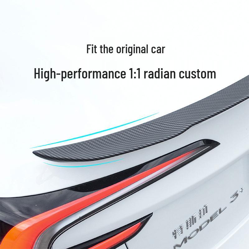 Tesla Model 3 & Y Carbon Fiber High-Performance Rear Spoiler Upgrade