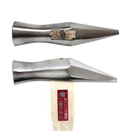 SK11 Stainless Steel Pointed Hammer for Driving Nails, Crimping, and Fastening Wood Nails, 21mm