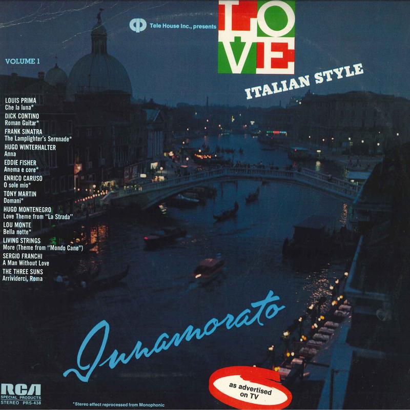 

LP Record VARIOUS - Love, Italian Style PRS438 RCA SPECIAL PRO 1973 US Pop Used
