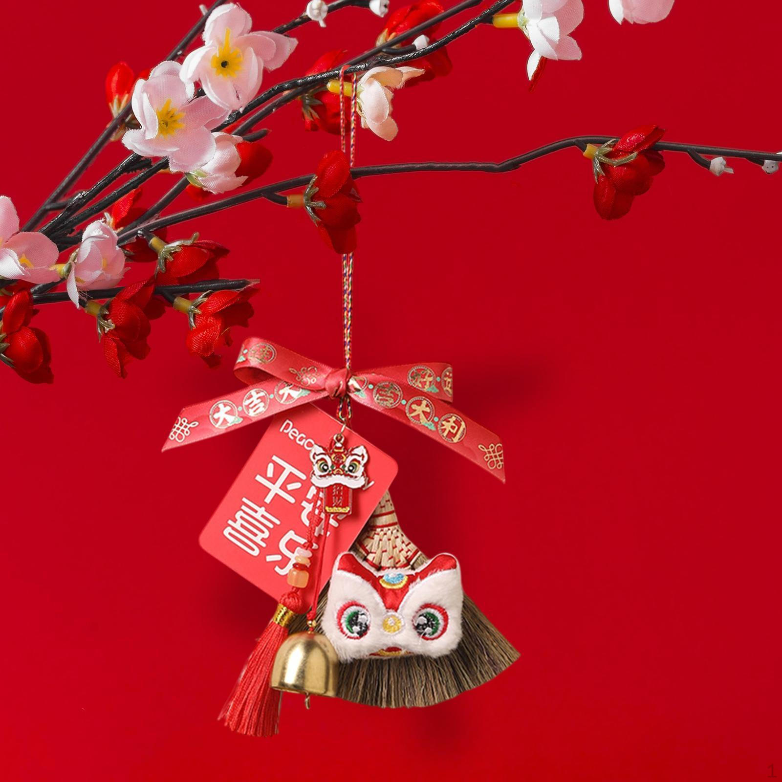 

Китайский Год Подвесные Украшения Метла Шарм Подвеска Благословение Символы Style B